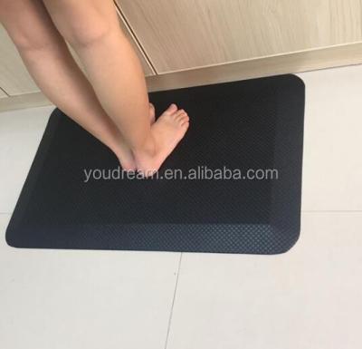 China Comfort Office Kitchen Home PU Test Plant 16P Anti Fatigue Floor Mat Adhesive-Foot Protector For Standing for sale