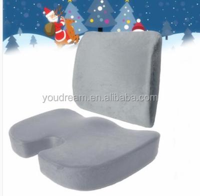 China Anti-Decubitus Lumbar Cushion Support Travel Pillow Memory Foam Car Seat Home Office Back Chair for sale