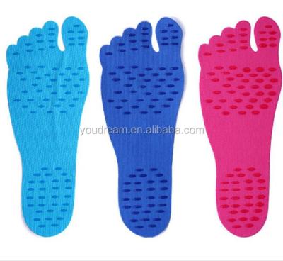 China Eco-friendly barefoot adhesive shoe sticked flexible Nakefit shoes feet to protect stick on insoles for sale