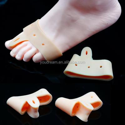 China Eco-friendly hallux valgus bunion corrector, silicone gel toe separators, bunion toe protector for sale