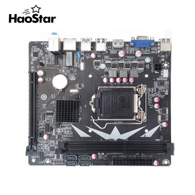 China Cheap Desktop Mainboard LGA1150 Socket Gaming Computer H81 GDDR3 Desktop Motherboard for sale