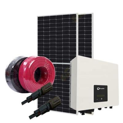 China 1kW 2kw home on-grid solar power system with rack system for customer for sale