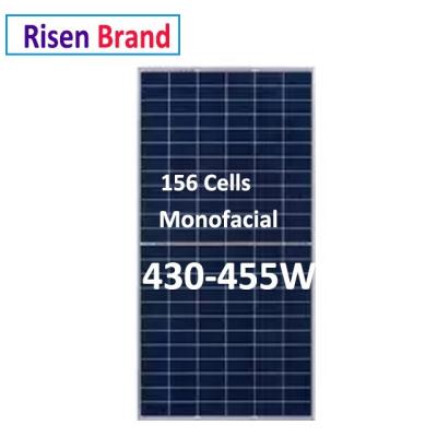 China Mono PV panel half-cut 156 cells430-455W solar panel lifted solar panel efficiency: 21.1% for sale