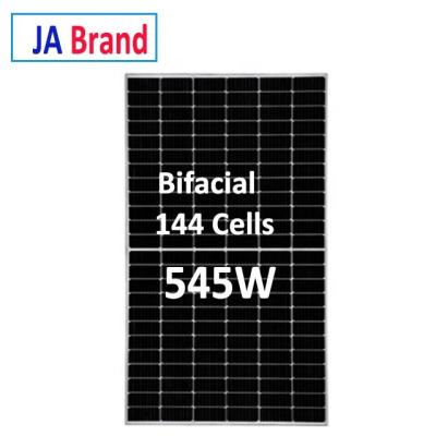 China Weight (kg): 31.6 JA Solar Panel 530W 535W 540W 545W 550W Bifacial MBB PV Module Half Mono Solar Cells For Vegetable Greenhouse for sale