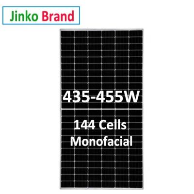 China 72 high efficiency half-cut 435W 440W 450W 455W monofacial solar panel for roof panel efficiency: 21.1% for sale