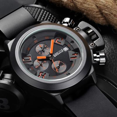 China Custom Chronograph Watch BAOGELA Luminous 1606 Fashion Sport Watches Men Wrist for sale