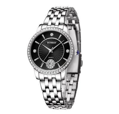 China Luxury Waterproof Wrist Watch Montre Femme Delicate Quartz Watch Stainless Steel Strap Women's Wrist Watch for sale