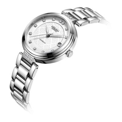 China Day/Date In-stock Shipping Ladies Watch Stainless Fashion Luxury Watch Band For Women Mechanical Wrist Watch for sale