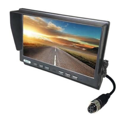 China 24V Remote Control 1024*600IPS 10.1 Inch TFT LCD Color Screen Car Rear View Mirror Monitor For Car Tractor Heavy Duty Trail Truck School Bus for sale