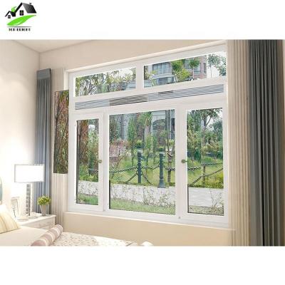 China Swing Office Homes Fresh Air Ventilation System Make Up Swing Sliding Metal Frame Windows for sale