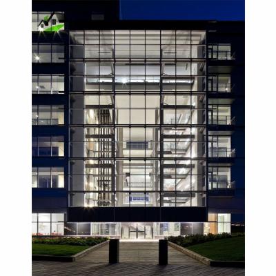 China Modern Plain Perforated Aluminum Curtain Wall Panels Exterior Wall Cladding Panel for sale