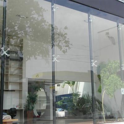 China Contemporary manufacturer villa structure double glazing spider curtain wall design for building for sale