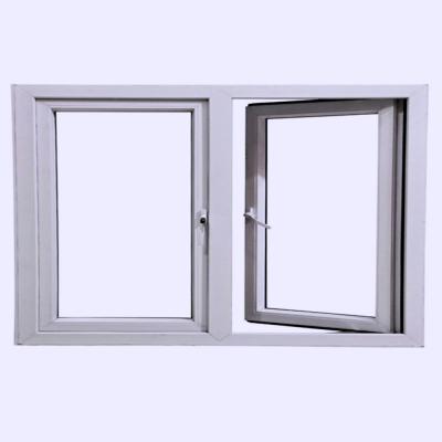 China Swing 2018 open upvc vinyl standard double glazed casement window for sale