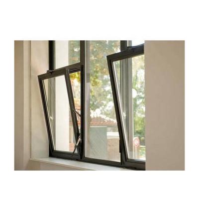 China Folding Screen USA Standard Tempered Double Glass Aluminum Casement Window Tilt And Turn Windows for sale