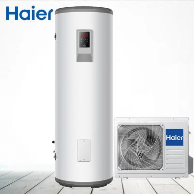 China Hotel Haier New Energy Smart Thermann air to water domestic split air source heat pump water heater for sale