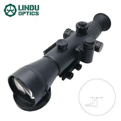 China 1000M LINDU 1/8 MOA OPTICS Long Range Illuminated Reticle 5x65 Gen 3 Night Vision Scope for sale