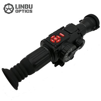 China LINDU 5-20X 1080P OLED display nightvision scope with IR illuminator LDNV001A for sale