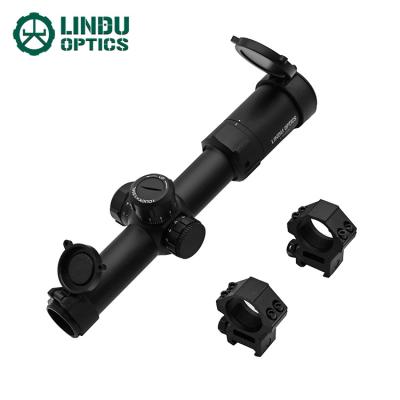 China LINDU OPTICS 1-6x24 visores scopes hunting optical sighting device riflescope LDRS002S for sale