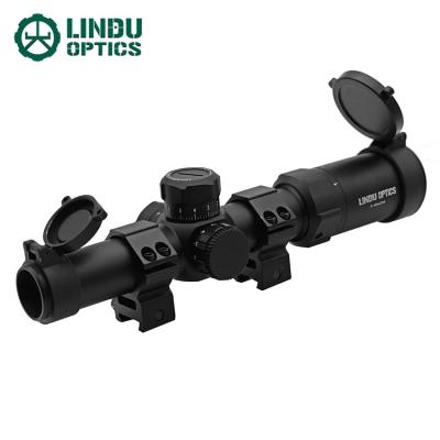 China LINDU OPTICS Illuminated Waterproof 1-6x24 SFP Reticle Sniper Pointing Device Scope LDRS002S for sale