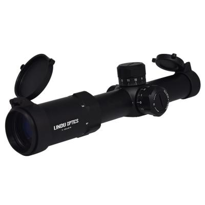 China LINDU HD Etched Glass Illuminate Reticle Second Focal Plane Gun Hunting Air Rifle Scope 1-6x24 LDRS002S for sale