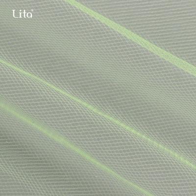 China Breathable American Tulle Roll 100% Nylon Voile Fabric For Bridal Wedding Dress 108