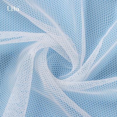 China Changle Factory 20D Breathable Nylon 6420 Voile Net Fabric For Embroidery for sale