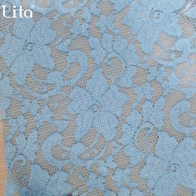 China Stretch Nylon Spandex Lace Fabric For Wholesale Fashion Garment Factory In Fujian for sale