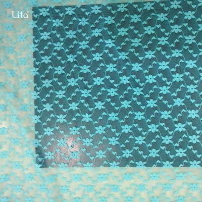 China Love Heart New Stretch Stitch Nylon Stretch Mesh Fabric For Dress for sale