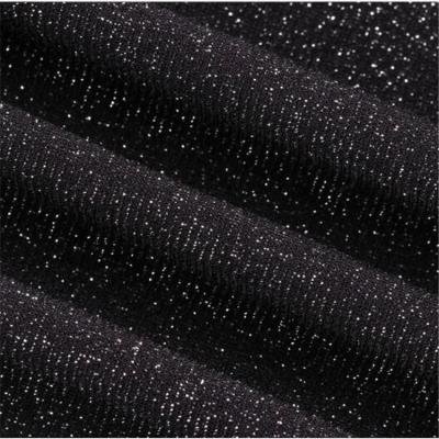 China Silver Nylon Fabric BULLETPROOF Nylon&Spandex Elastic Sequin Silver Mesh Fabric for sale