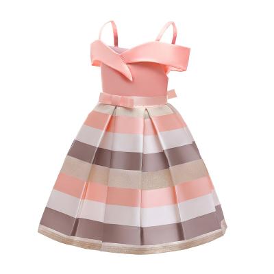 China 2020 Newest Toddler Girls Breathable Ruffle Dresses Solid Color Baby Kids Fashion Dress for sale