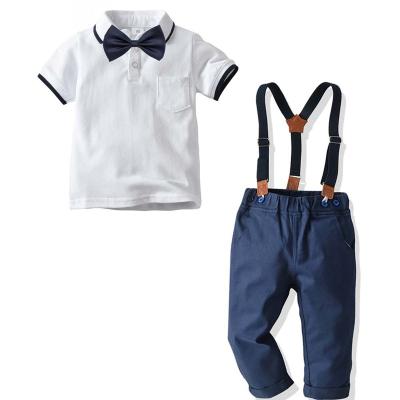 China Formal Boys Formal Gentlemen Suit For Wedding Write In Polo Black Pants Four Piece Sets for sale