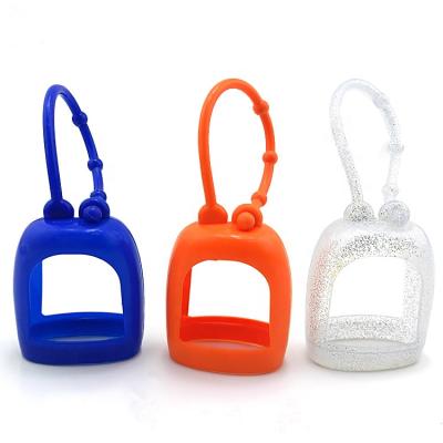 China Popular Wholesale Custom Silicon Hand Sanitizer Portable Holder 30ml for sale