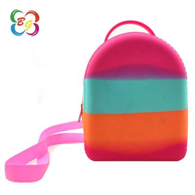 China 2020 Fashion Silicone Waterproof Kids Backpack High Quality Kids School Bags for sale