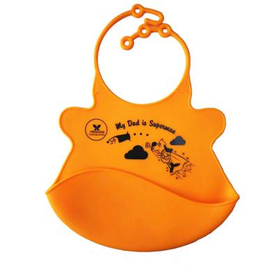 China Disposable Stylish Baby Bib Set Food Grade Silicone Washable Baby Bib With Catcher for sale