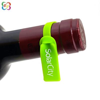 China 2021 Promotional Gifts Silicone Rubber Wine Glass Disposable Marker for sale