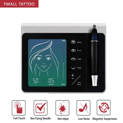 China 2018 New Makeup PMU Pen Suspensione Machine Low Noise 3D Eyebrow Tattoo Machine Magnetic Permanent Magnetic Digital Tattoo Kits for sale