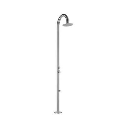 China Without Stainless Steel Outdoor Garden Column 316 Slide Bar Beach Shower Panel For Swimming Pool for sale