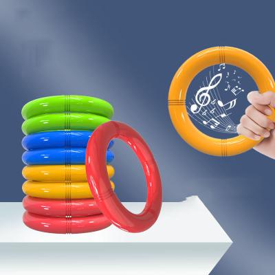 China Toddler Vocal Sensory Practicing Ring Rattles Baby Training Vocal Sensory Circle Toddler Toys Equipment Sports Outdoor Bell for sale