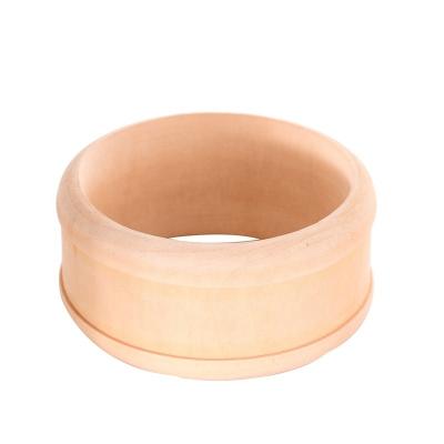 China YULUCH Environmentally Friendly Vintage Round Natural Wood Bangles For Women Party 2021 Ethnic African Indian Boho Big Bangles Fashion Jewelry for sale