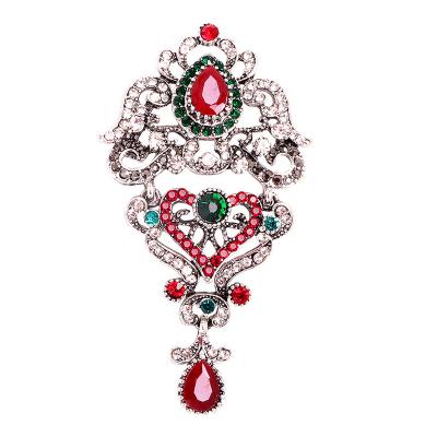 China Wholesale Vintage Fashionable Crystal Rhinestone Women Baroque Brooches from YULUCH Retro for sale