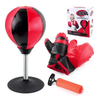 China Worry Relief Stress Reliever Decompression Toy Boxing Speed ​​Ball Board Game Stress Reliever Boxing Office Suit for sale