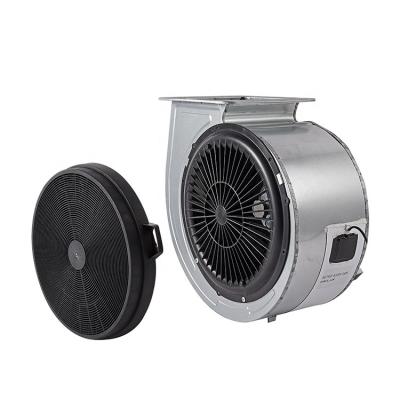 China High Efficient Widely Used Kitchen Hood Plastic Housing Centrifugal Fan Fan With Carbon Filter for sale