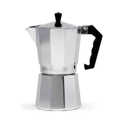 China WITH LID Stainless Steel Stovetop Classic Classic Style Filter Espresso Coffee Maker Cup Italian Moka Pot for sale