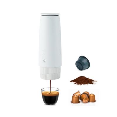 China Outdoor Car Battery Espresso Coffee Machine For Nespresso Capsule Mini Smart Portable Coffee Maker for sale