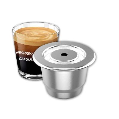 China High Quality Viable Stainless Steel Reusable Coffee Filter For Nespresso Refillable Capsule Coffee Pod for sale