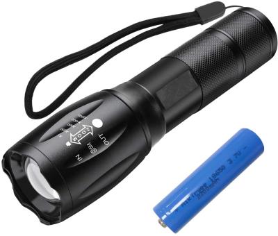 China Cheap OEM Aluminum Alloy Waterproof Lightweight Case Pocket Camping Available Handheld Zoom Led Custom Logo Flashlight zu verkaufen