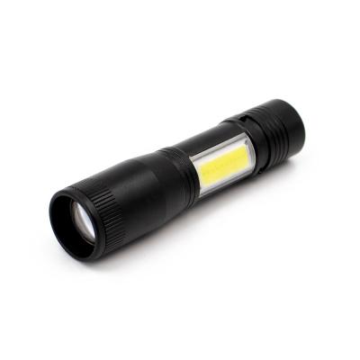 China Camping Black 4 Modes Hand Telescopic Flashlight Mini Light Torch With High Quality zu verkaufen