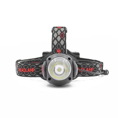 China Camping Light 360 Degree Rotating Head ABS Rechargeable Camping Headlamp à venda