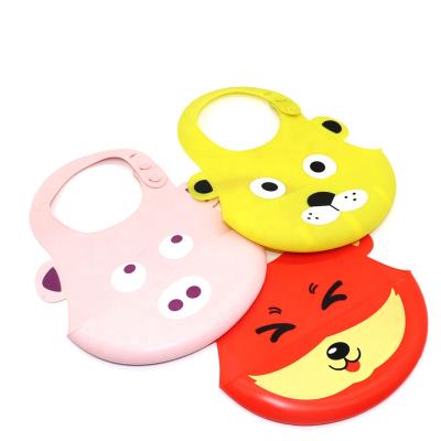 China Amazon Washable New Hot Sale Crinkle Able Baby Meal Silicone Bib Waterproof Oil-Resistant and Easy to Clean Baby Bibs for sale