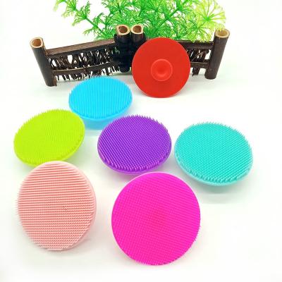 China EXFOLIATE Baby Silicone Exfoliating Bath Brush Exfoliating Body Massaging Bath Shower Brushes Scrubber for sale